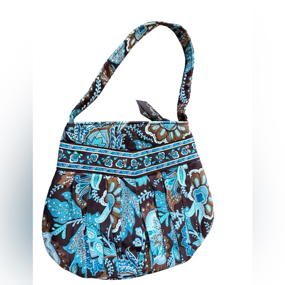 Vera Bradley "Hannah"  Shoulder Bag Retired
Java Blue Pattern Quilted